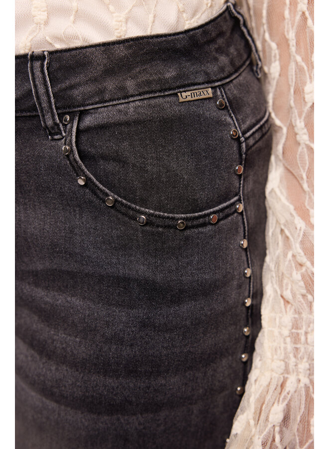 Broek Neona jeans denim dark gray