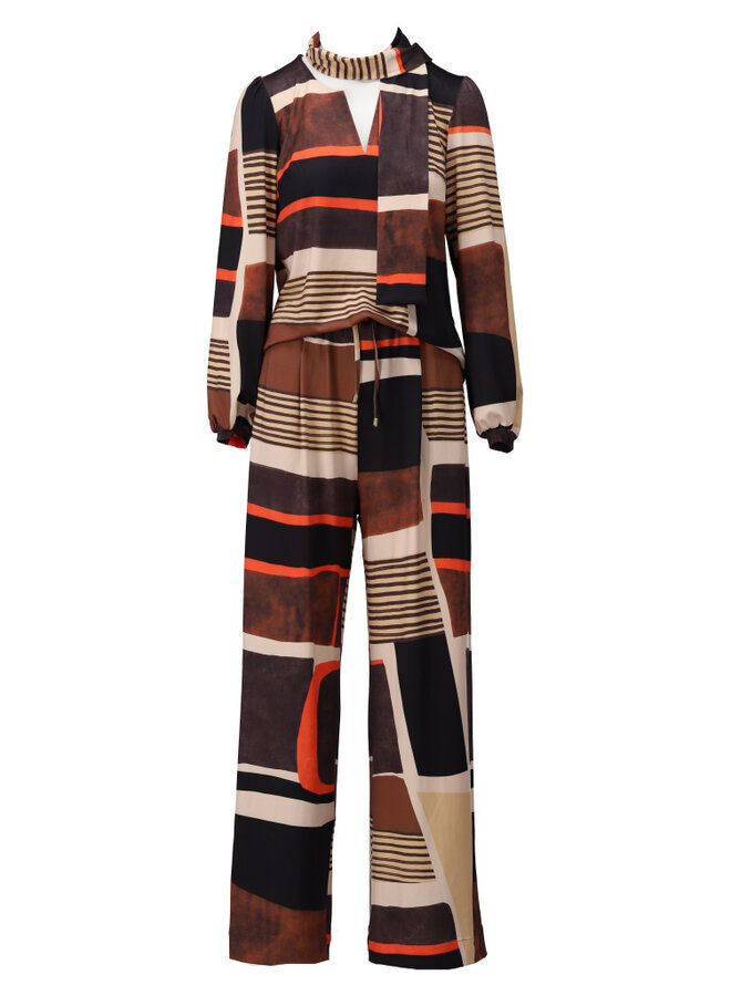 Jumpsuit B309 met design