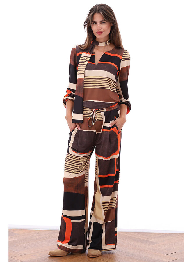 Jumpsuit B309 met design