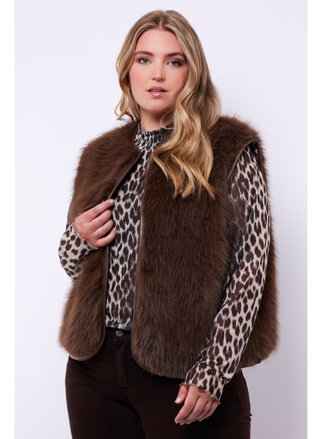 Gilet Nina bronze