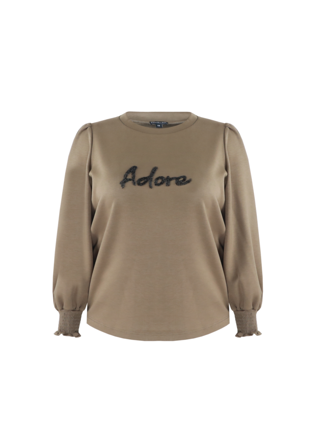 Sweater Livia olive green