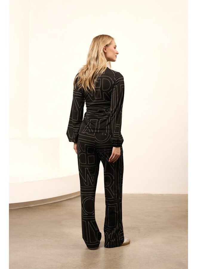 Top Hazel lofty line print