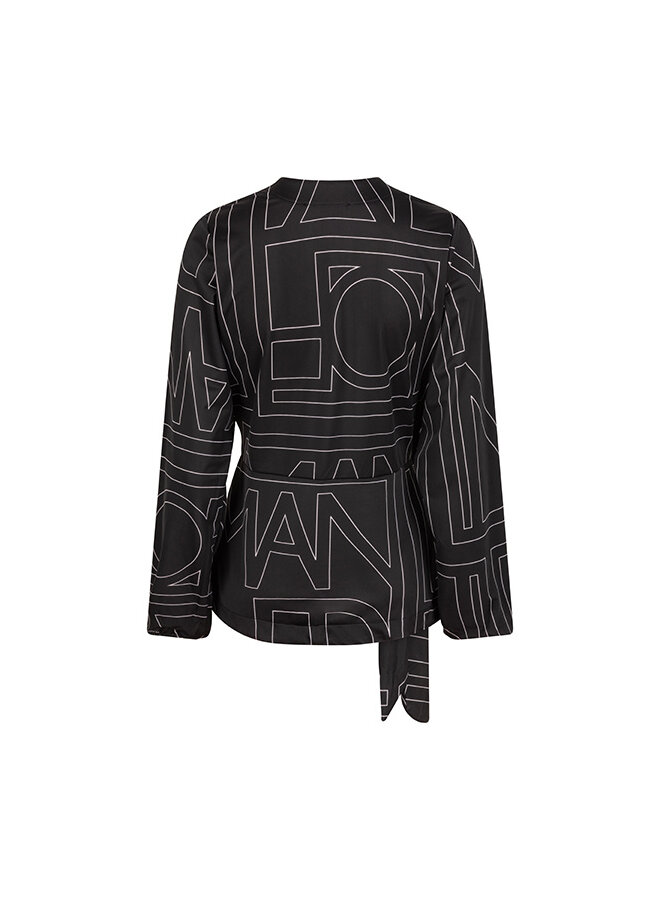 Top Hazel lofty line print