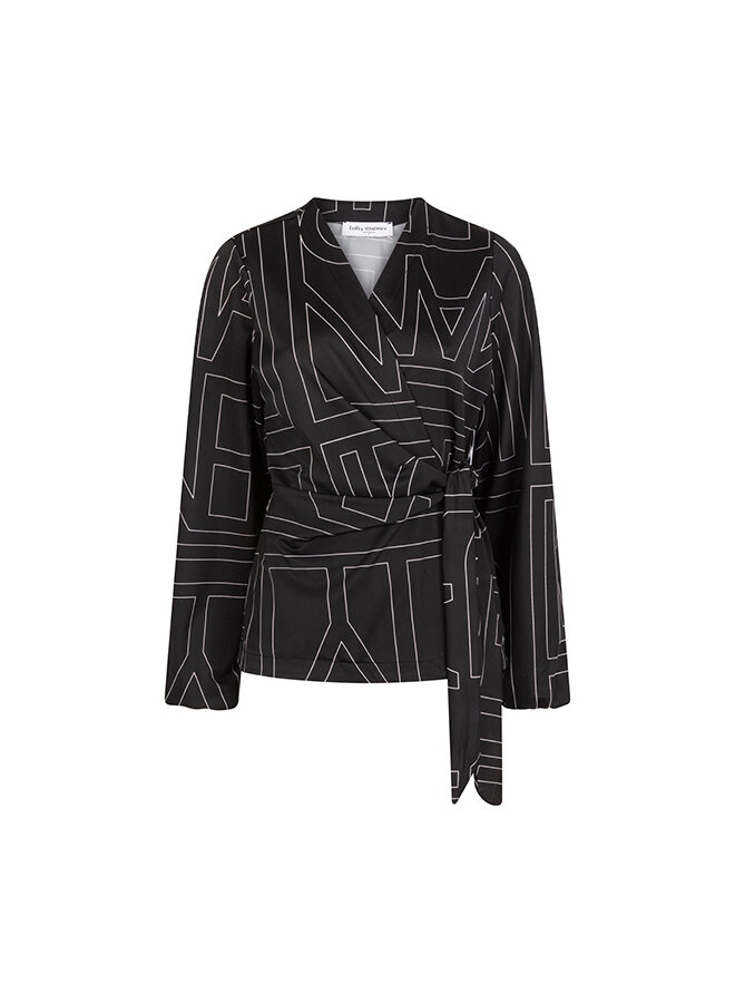 Top Hazel lofty line print
