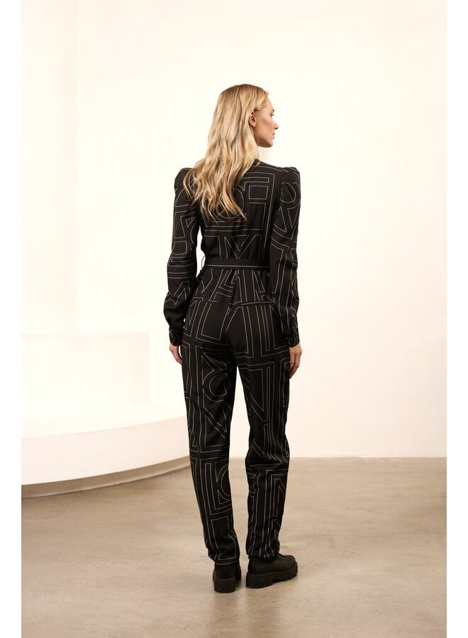 Jumpsuit Daisy lofty line print
