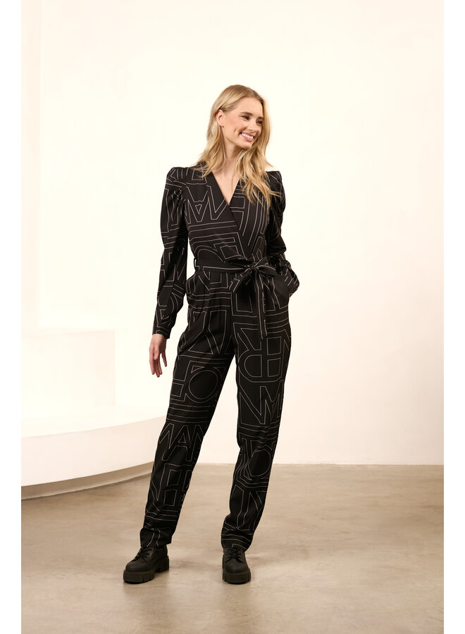 Jumpsuit Daisy lofty line print