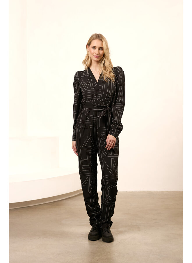 Jumpsuit Daisy lofty line print