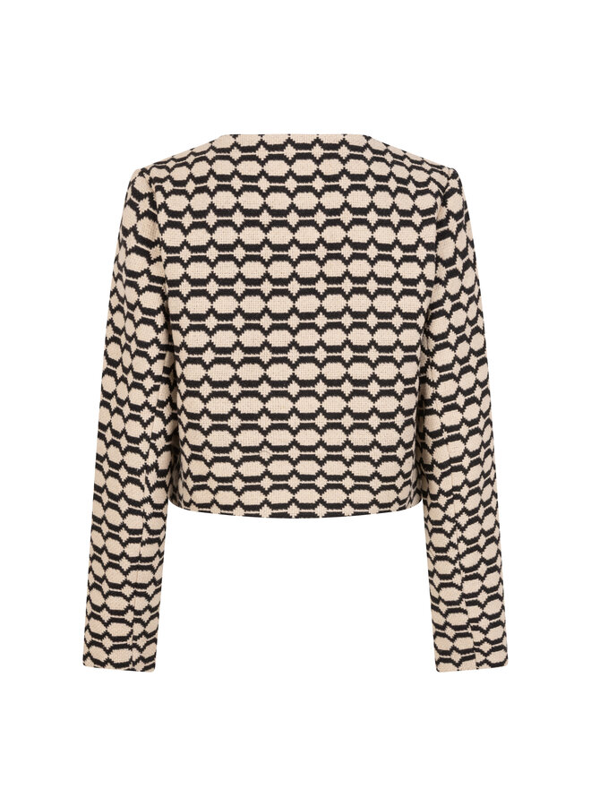 Jacket Cleo black/white
