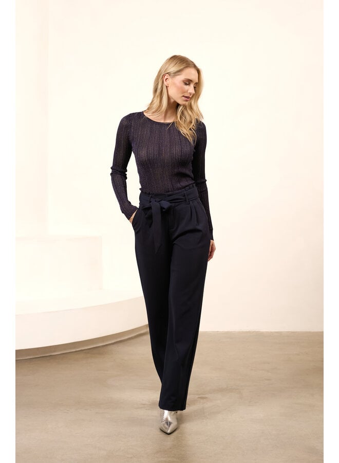 Broek Audrey navy blue