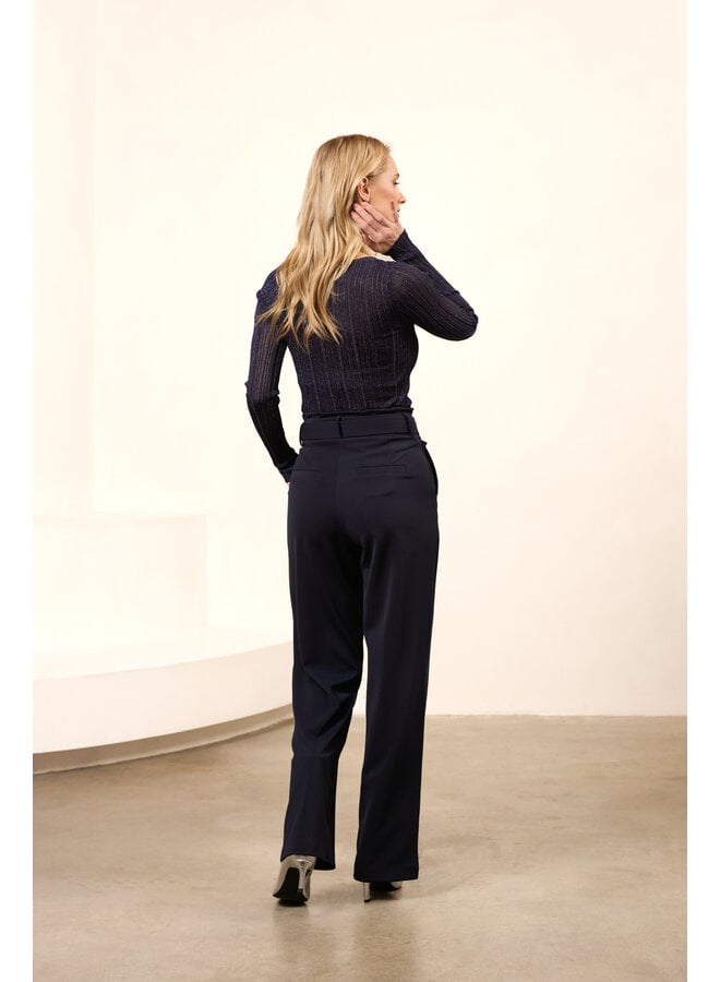 Broek Audrey navy blue