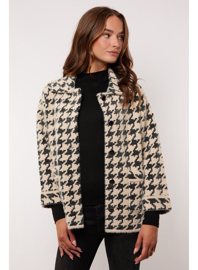 Jacket Sana sand/black