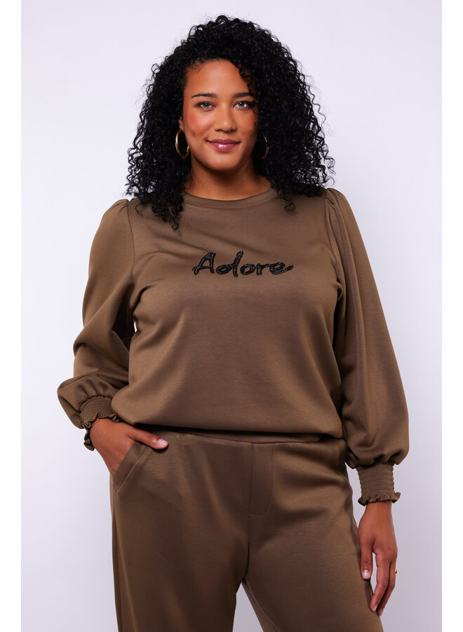 Sweater Livia olive green