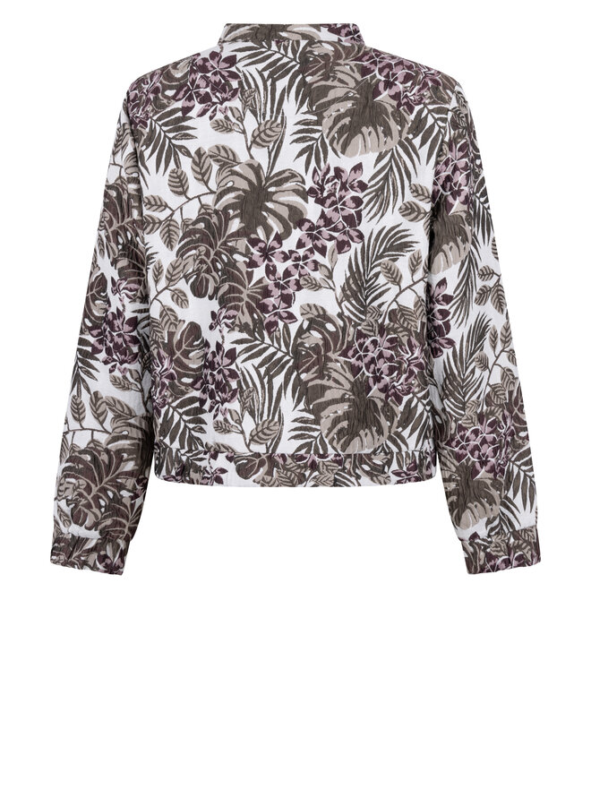 Jacket 255 Sandra off white/bordeaux