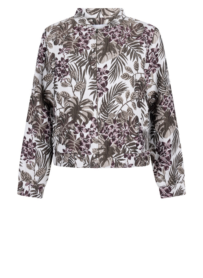 Jacket 255 Sandra off white/bordeaux