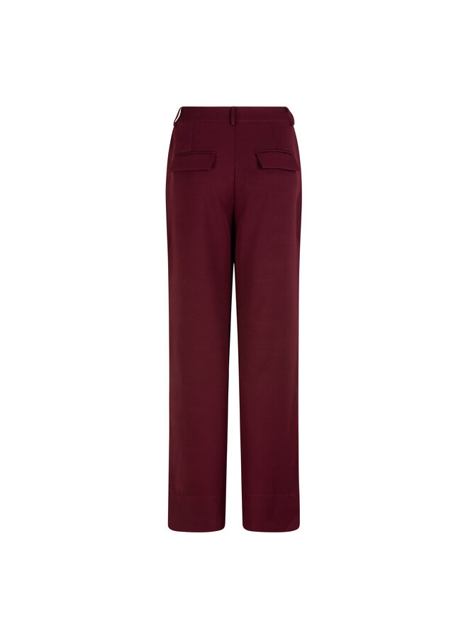 Broek Hilda burgundy red