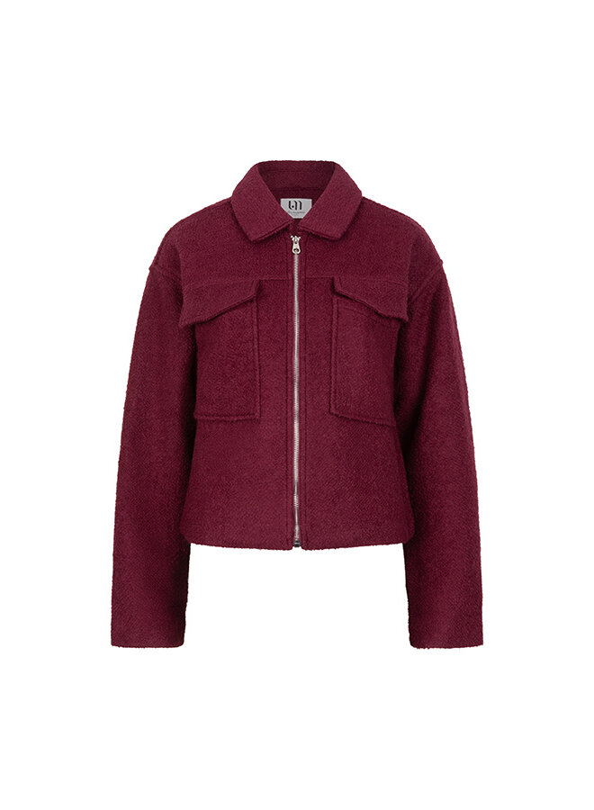 Jacket Liselotte burgundy red