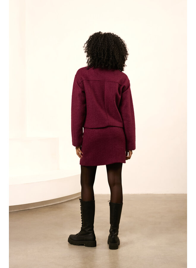 Jacket Liselotte burgundy red