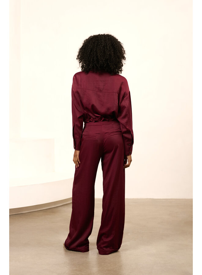 Blouse Tilde burgundy red