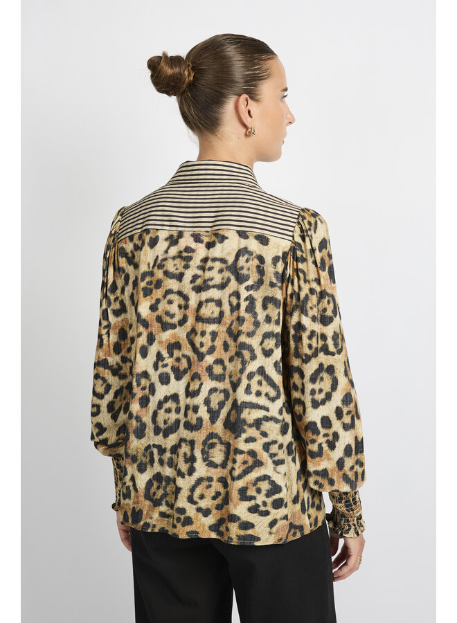 Blouse Joanne bronze/black