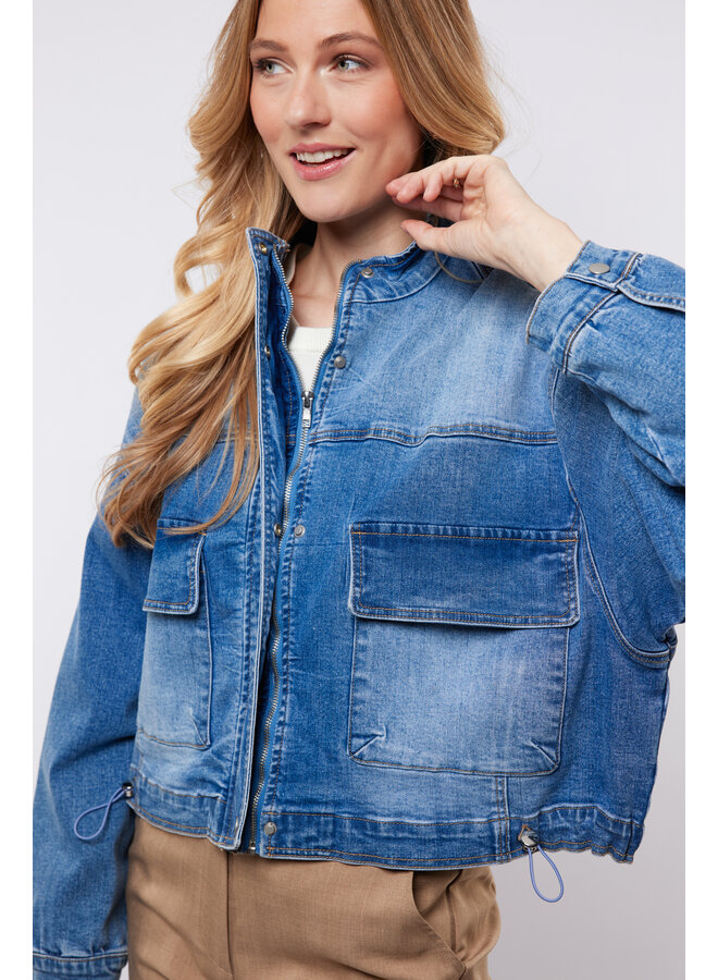 Jacket Joyce denim mid blue