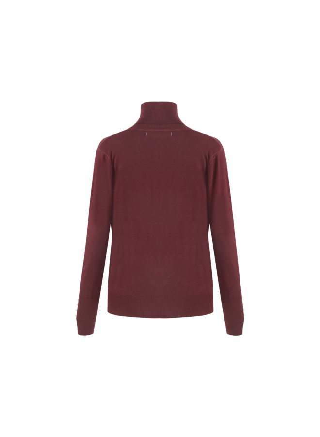 Trui Kalisse knit amarone cabernet
