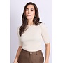 Top Anne knit wool white