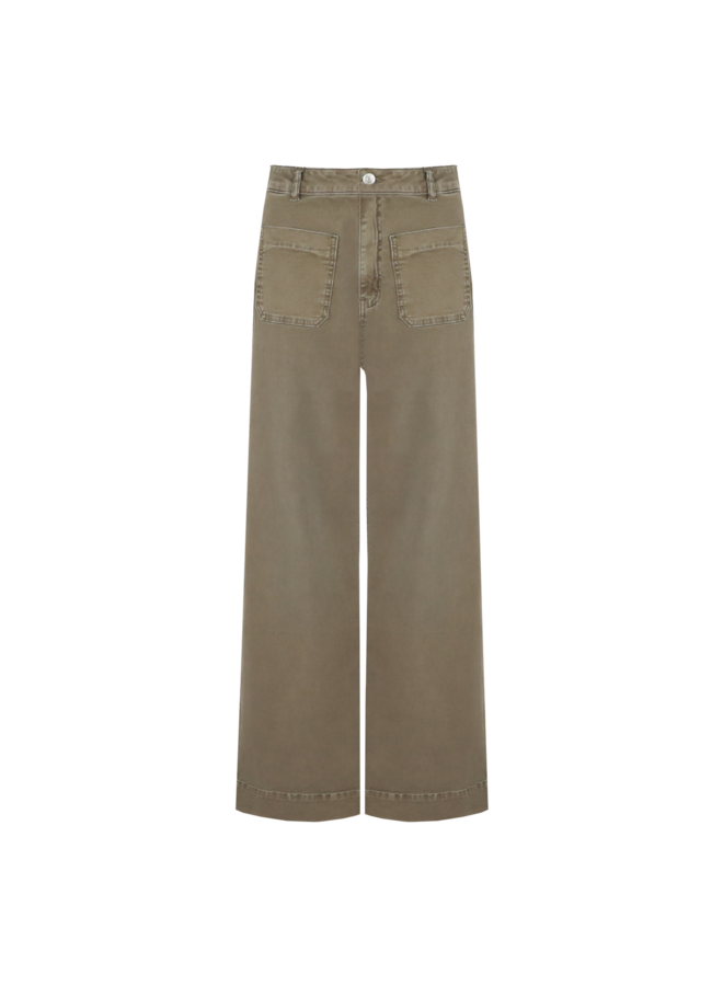 Broek Nika olive green