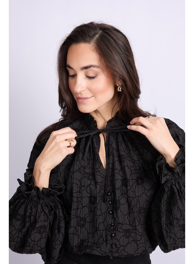 Blouse Lies black