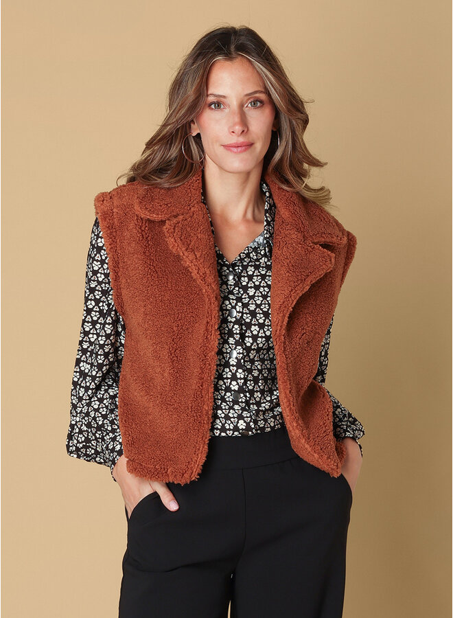 Gilet Saara caramel