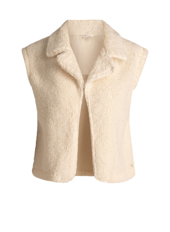 Gilet Saara off white
