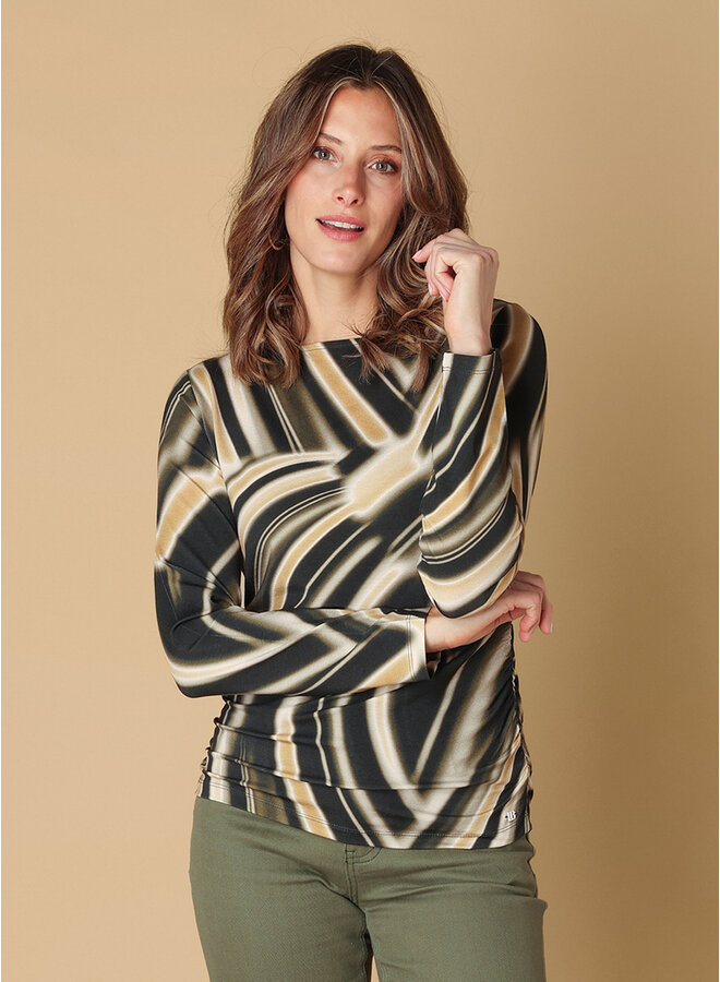 Top Savana olive/multi colour