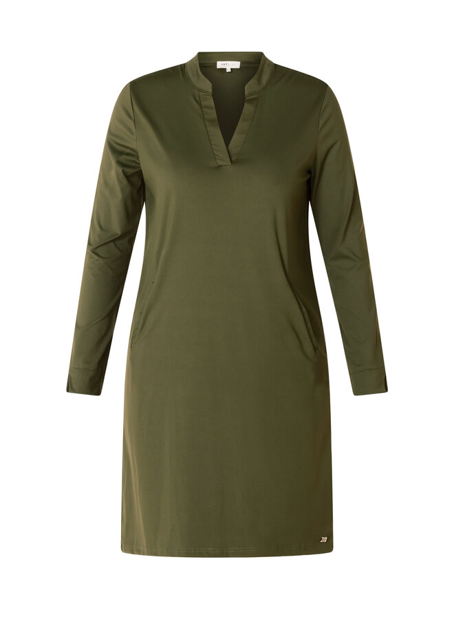 Jurk Stefany olive
