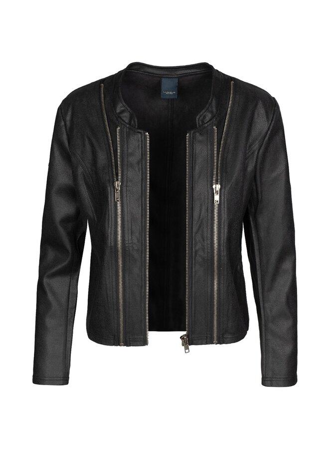 Jacket Athena coated suede black