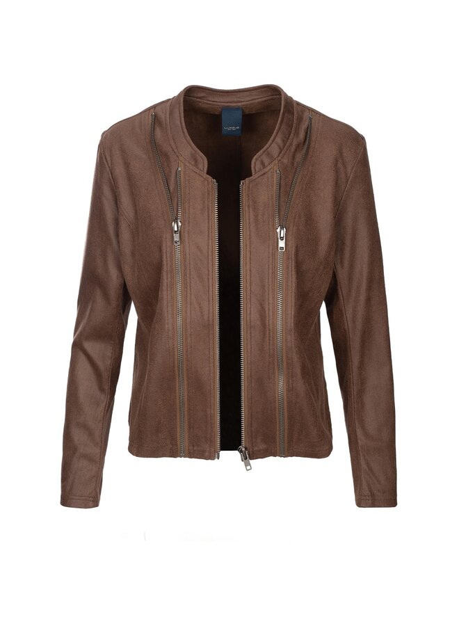 Jacket Athena coated suede carafe