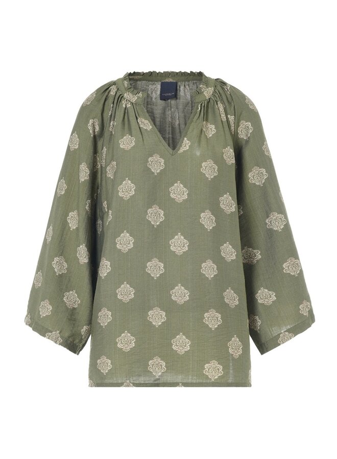 Blouse Salinas loden green