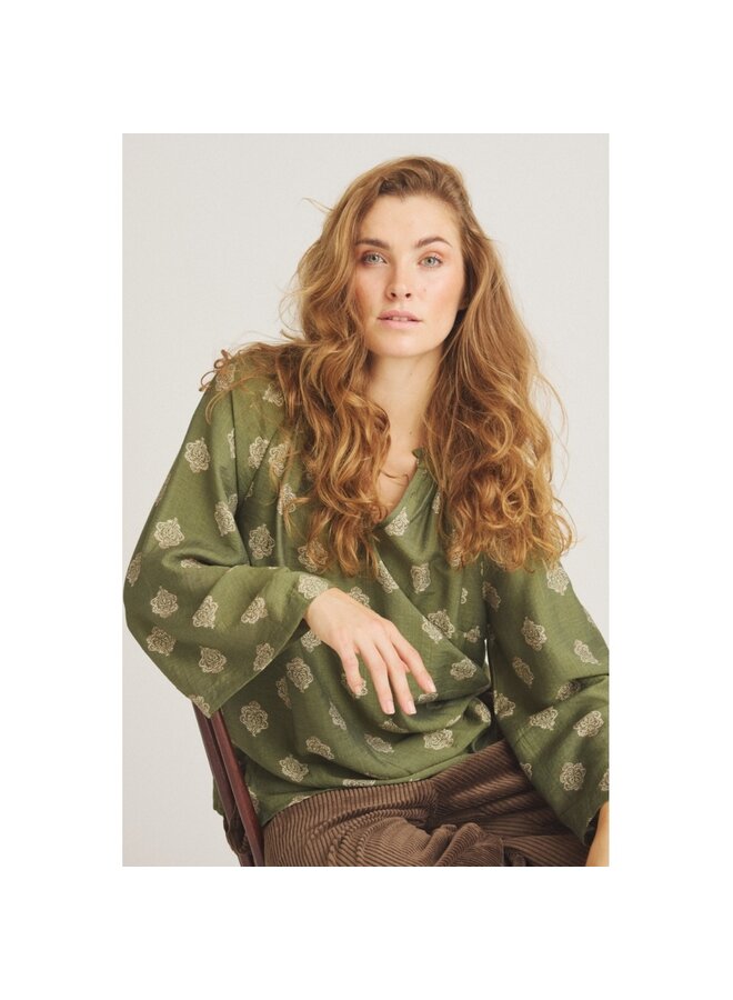Blouse Salinas loden green