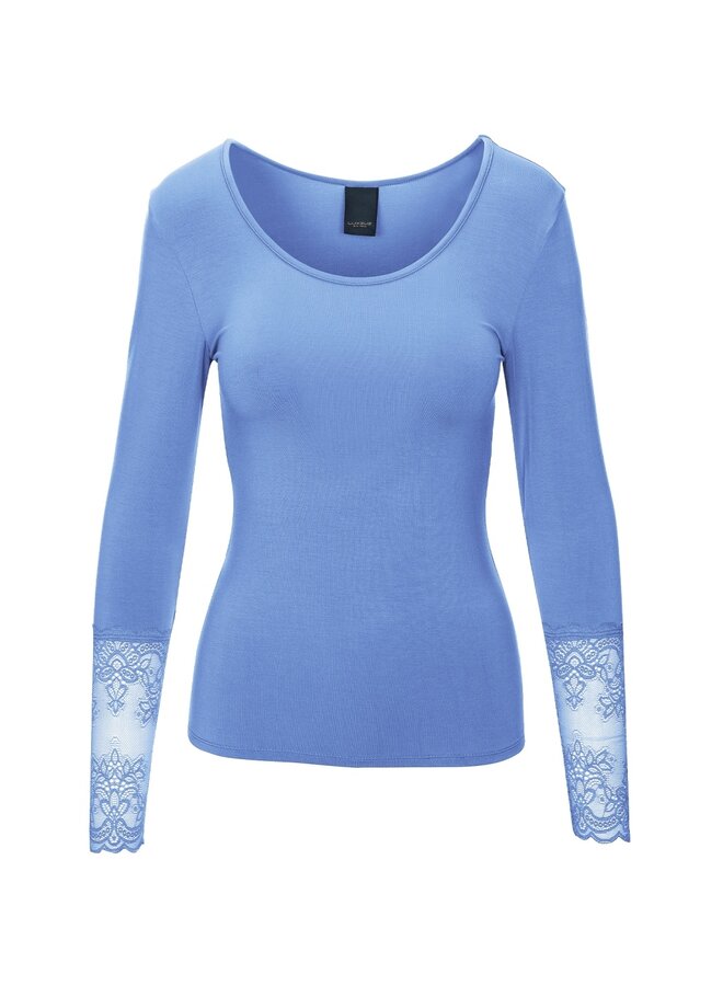 Tshirt Gitte Bamboo cashmere blue