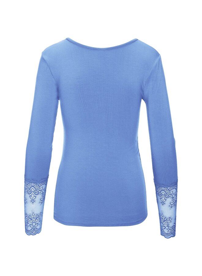 Tshirt Gitte Bamboo cashmere blue