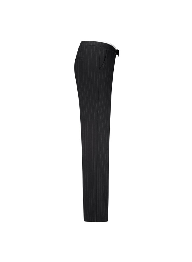 Broek Colette punta pinstripe sporty black