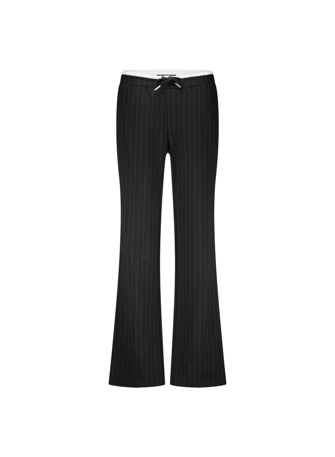 Broek Colette punta pinstripe sporty black