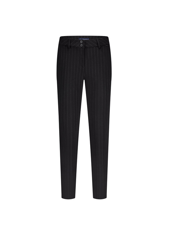 Broek Diana punta pinstripe black