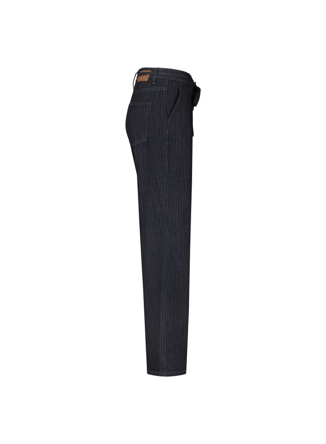 Broek Claudette denim stripe dark blue