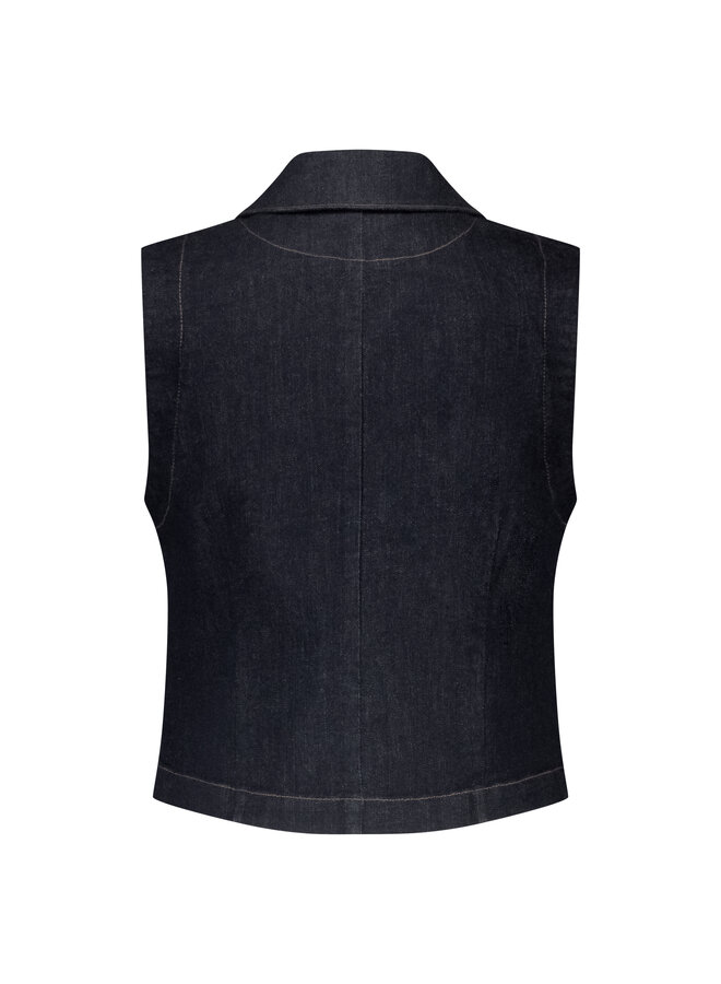 Gilet Waistcoat denim forever blue