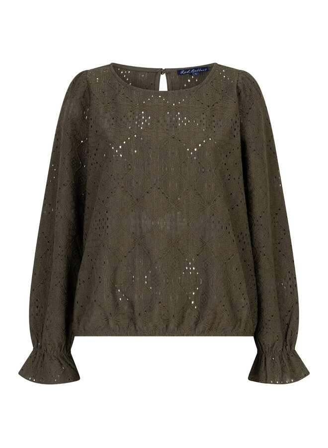 Top Ajour khaki