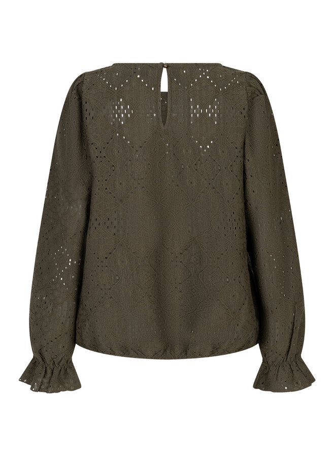 Top Ajour khaki