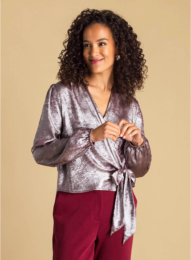 Top Alaia dark red