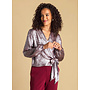 Top Alaia dark red