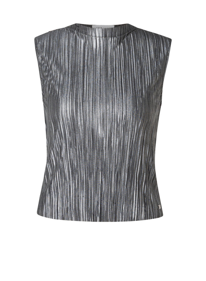 Top Anoek black/silver