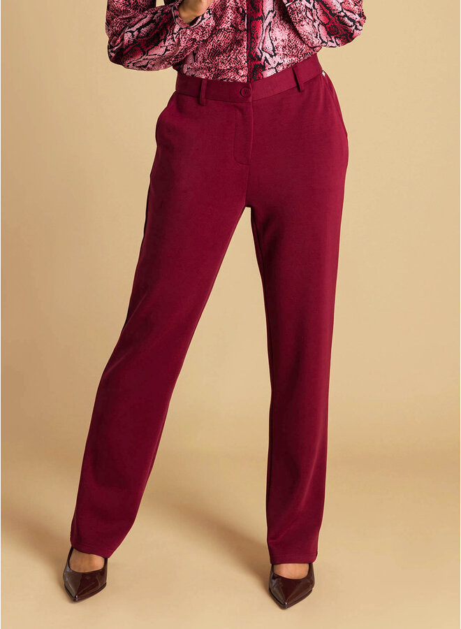 Broek Ayana dark red