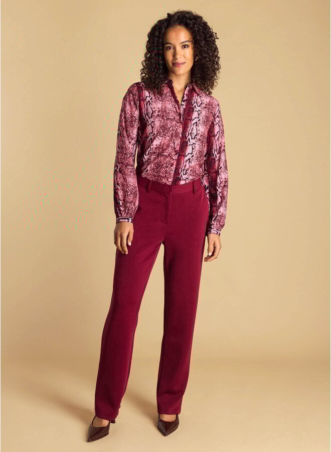 Broek Ayana dark red
